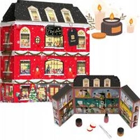 HISKIN Merry Christmas kalendarz adwentowy świeczki, dyfuzor, zapałki Kamienica