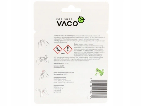 VACO zawieszka na mole odzieżowe zapach Dzikiej Lawendy 2x4,5ml
