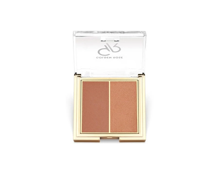 GOLDEN ROSE Iconic Blush Duo róż 05 Warm Pearl 2x3g