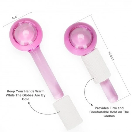 ECARLA Roller kule do masazu twarzy z efektem chłodzenia ROL03 2szt