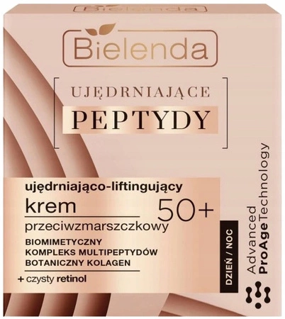 BIELENDA Ujedniające Peptydy krem dzień/noc 50+ 50ml