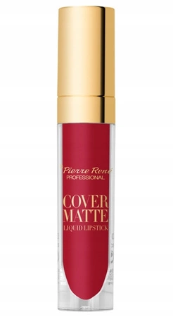 PIERRE RENE Cover Matte płynna matowa pomadka do ust 08 01True Red 5ml