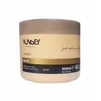 YUNSEI Luxury Gold 24K maska do włosów odbudowująca z Keratyną 300ml