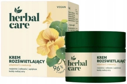 FARMONA Herbal Care Vegan krem do twarzy rozświetlający Witamina C Nasturcja 50ml