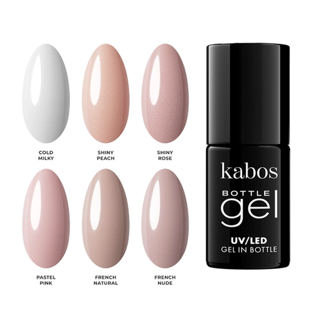KABOS Gel In Bottle 2w1 żel budujący w butelce UV/LED French Nude 8ml