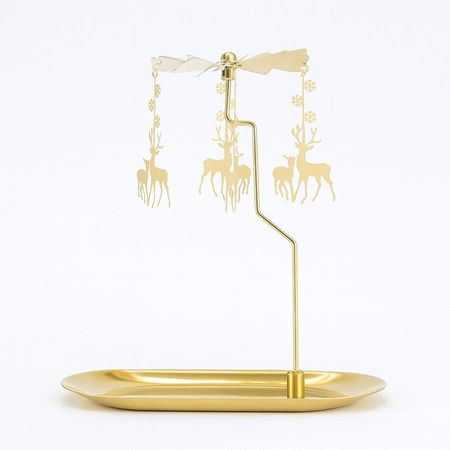 ECARLA świecznik VIRELA z karuzelą, w pudełku17,8?18,5cm SW09