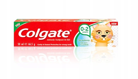 COLGATE Kids pasta do zębów Strawberry (0-2 lat) 50ml