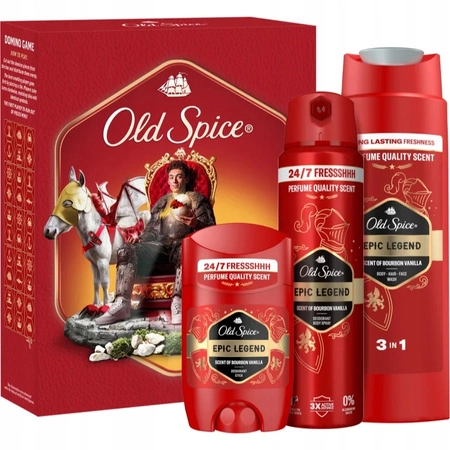 OLD SPICE Epic Legend zestaw kosmetyków [żel pod prysznic +dezodorant +sztyft]