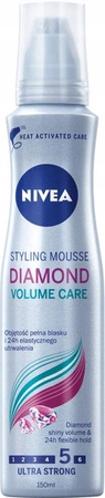 NIVEA Styling Diamond Volume pianka 5-Ultra strong