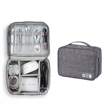 ECARLA organizer podróżny Szary KS28SZ