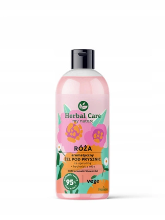 HERBAL CARE żel pod prysznic Róża 500ml 