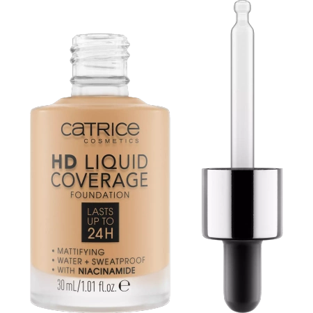 CATRICE HD Liquid Coverage matujący podkład do twarzy 035 Natural Beige 30ml