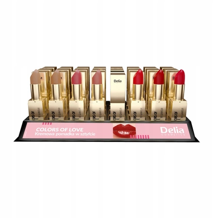 DELIA Colors Of Love zestaw pomadek do ust Mix Kolorów