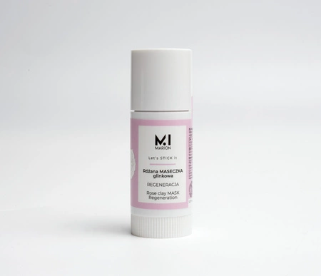 MARION Lets' Stick It różana maseczka glinkowa w sztyfcie 25g