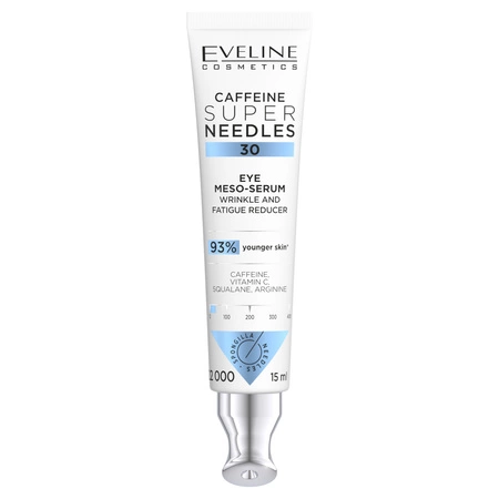 EVELINE Caffeine Super Needles 30 mezo-serum pod oczy 15ml