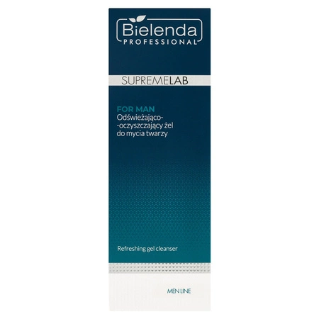 BIELENDA PROFESSIONAL Supremelab Men Line żel do mycia twarzy odświeżająco oczyszczający 200ml