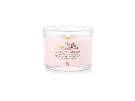 YANKEE CANDLE Signature Mini świeca w słoiku PINK CHERRY & VANILLA 37g