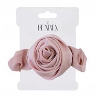 ECARLA gumka-frotka do włosów z Różą Różowa GUM163R