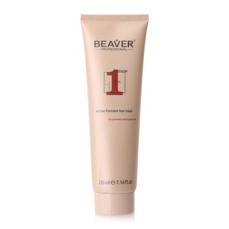 BEAVER One-Minute aktywna maska do włosów farbowanych i po zabiegach 210ml