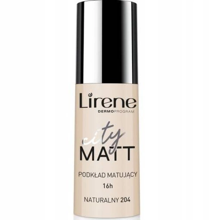 LIRENE City Matt fluid matująco wygładzający 204 Naturalny 30ml