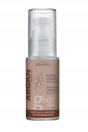 JOANNA Argan Oil eliksir do włosów jedwabisty regenerujący 25ml