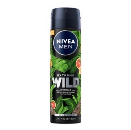 NIVEA MEN dezodorant antyperspirant w sprayu Extreme Wild 150ml