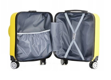 ECARLA walizka kabinowa dla dzieci WP01 Królik 35x 25x 45cm