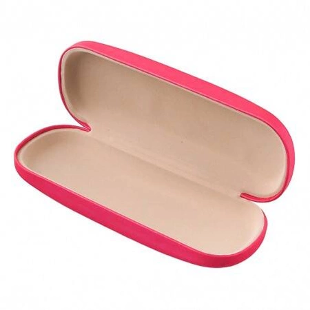 ECARLA etui na okulary korekcyjne sztywne Różowe ET12R