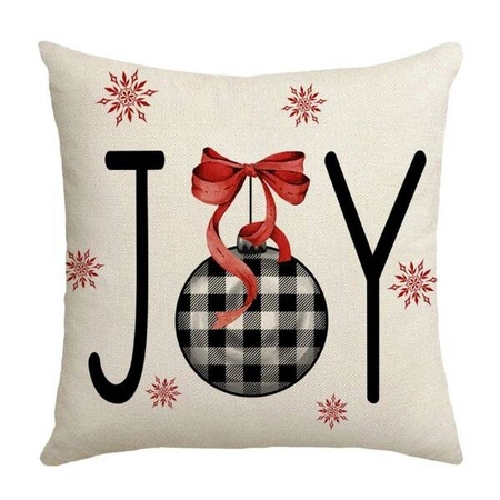 ECARLA Zima świąteczna poszewka na poduszkę 45x45cm JOY POD178 
