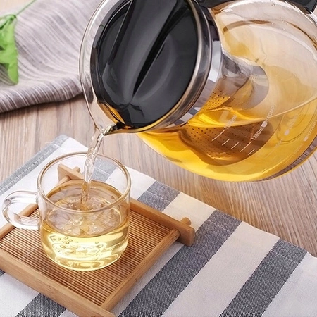 ECARLA dzbanek żaroodporny z zaparzaczem i pokrywką 2000ml DZ08