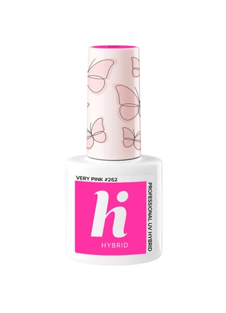 HI HYBRID  Lakier hybrydowy Butterflies 262 Very Pink 5ml