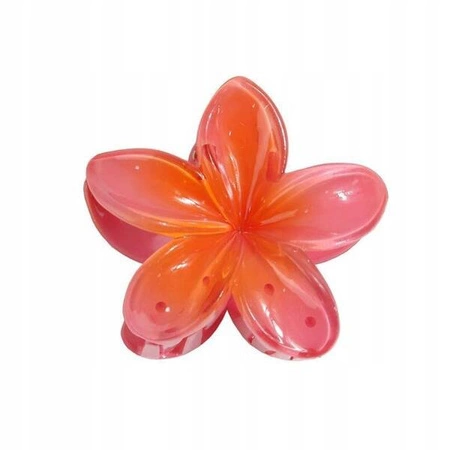 ECARLA spinka-klamra do włosów Kwiat Moana Ombre czerwony SP287