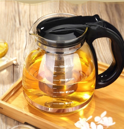 ECARLA dzbanek żaroodporny z zaparzaczem i pokrywką 2000ml DZ08