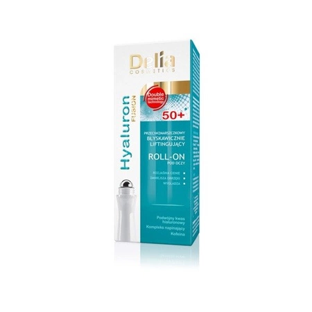 DELIA Hyaluron Fusion liftingujący roll-on pod oczy 15ml