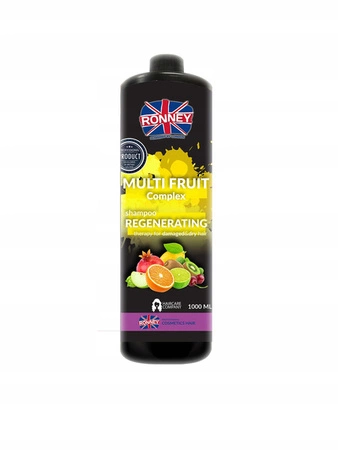 RONNEY Multi Fruit Complex szampon do włosó regenerujący 1000ml