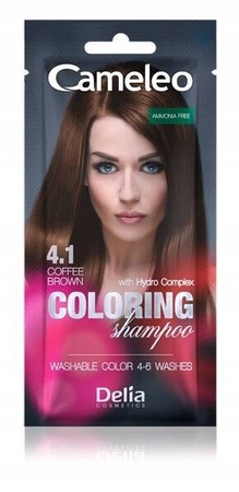 DELIA Cameleo Coloring szamponetka koloryzująca 4.1 Coffee Brown 40ml