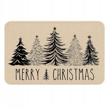 ECARLA dywanik wycieraczka świąteczna 60x90cm CHOINKI DYW13