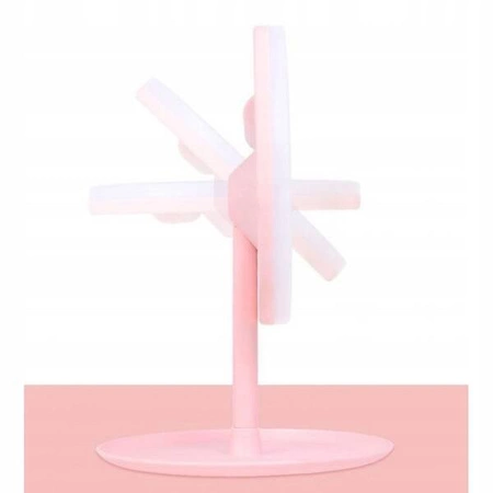 ECARLA lusterko kosmetyczne stojące Simple Różowe L4R