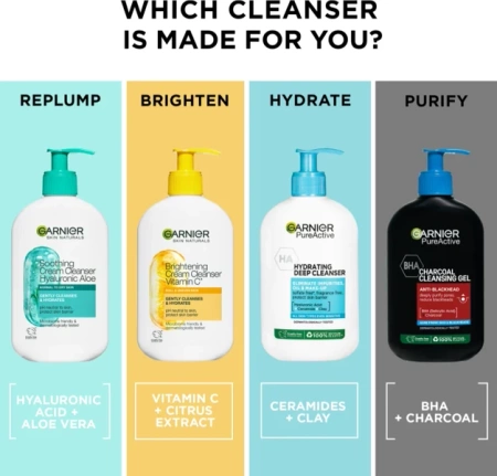 GARNIER Skin Naturals Vitamin C emulsja do mycia twarzy 250ml