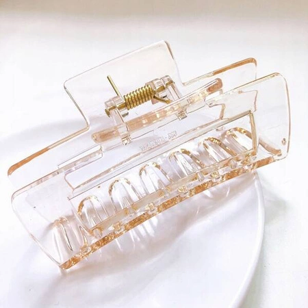 ECARLA spinka-klamra do włosów duża prostokąt SP191