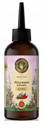 RECEPTURY ZIELARKI Skarby Polne wcierka do włosów Aktywator Wzrostu 170ml