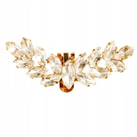 ECARLA klipsy do butów z kryształkami, cyrkoniami KDB47 2szt