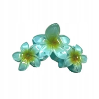 ECARLA spinka-klamra do włosów Kwiat potrójny Niebieski SP388