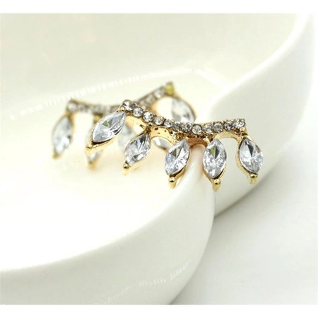 ECARLA kolczyki nausznica korona K26Z