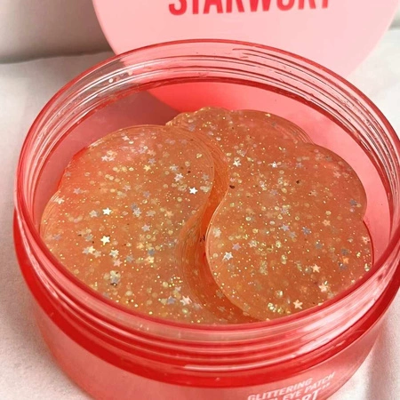 PUREDERM Glittering Hytruegel Eye Patch płatki pod oczy Starwort 60szt