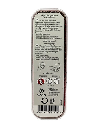 EMU Shine Shoe Sponge gąbka do czyszczenia zamszu i nubuku