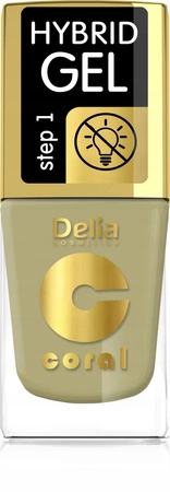 DELIA Coral Hybrid Gel hybrydowy lakier do paznokci 123 11ml