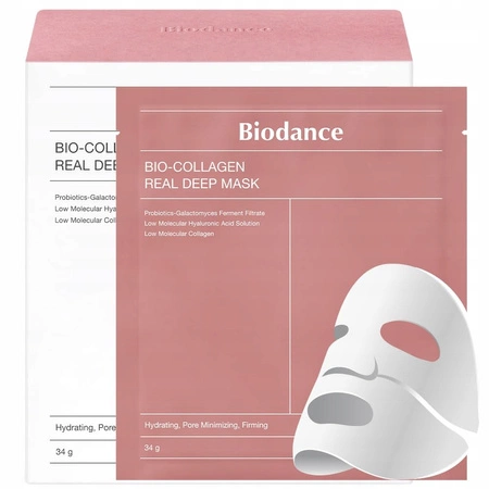 BIODANCE Real Deep Mask Bio Collagen hydrożelowa maska do twarzy z bio kolagenem 34g