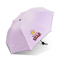 ECARLA parasol Star Różowy PAR06R