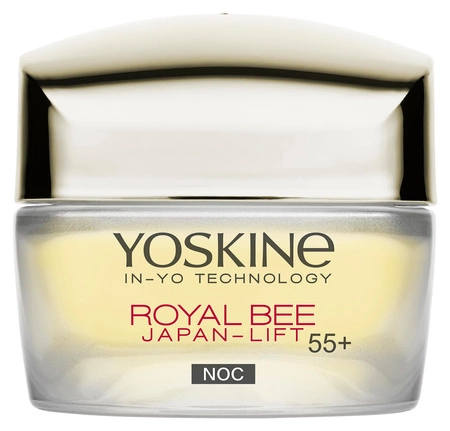 DAX Yoskine Royal Bee Japan Lift krem do twarzy odbudowa skóry noc 55+ 50ml